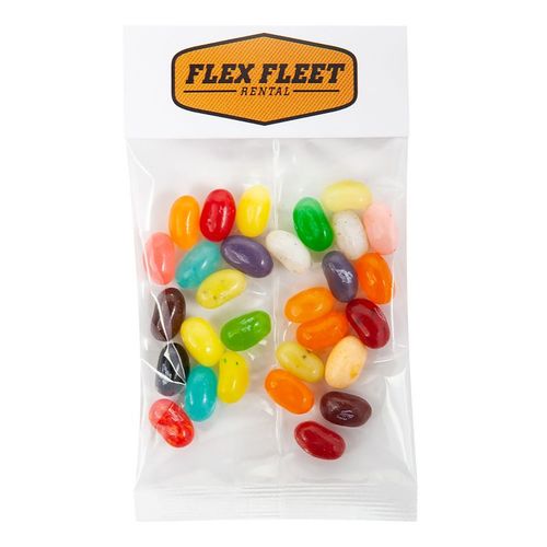 Small Header Bags Jelly Belly Custom Printed As Low As 1.97